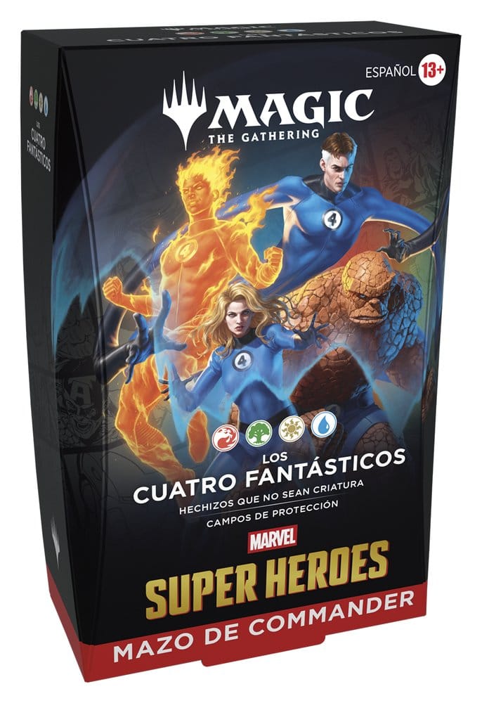 Wizards of the Coast Magic the Gathering Marvel Super Heroes Commander Decks Case (4) spanish | Makochan