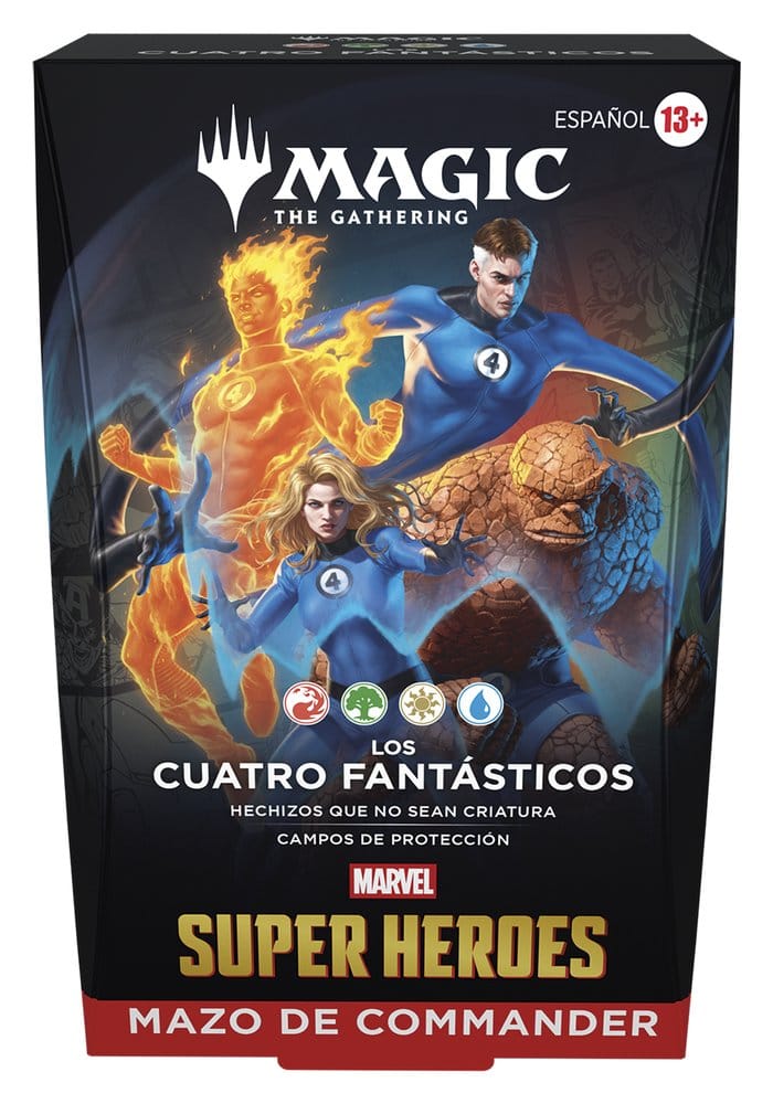 Wizards of the Coast Magic the Gathering Marvel Super Heroes Commander Decks Case (4) spanish | Makochan