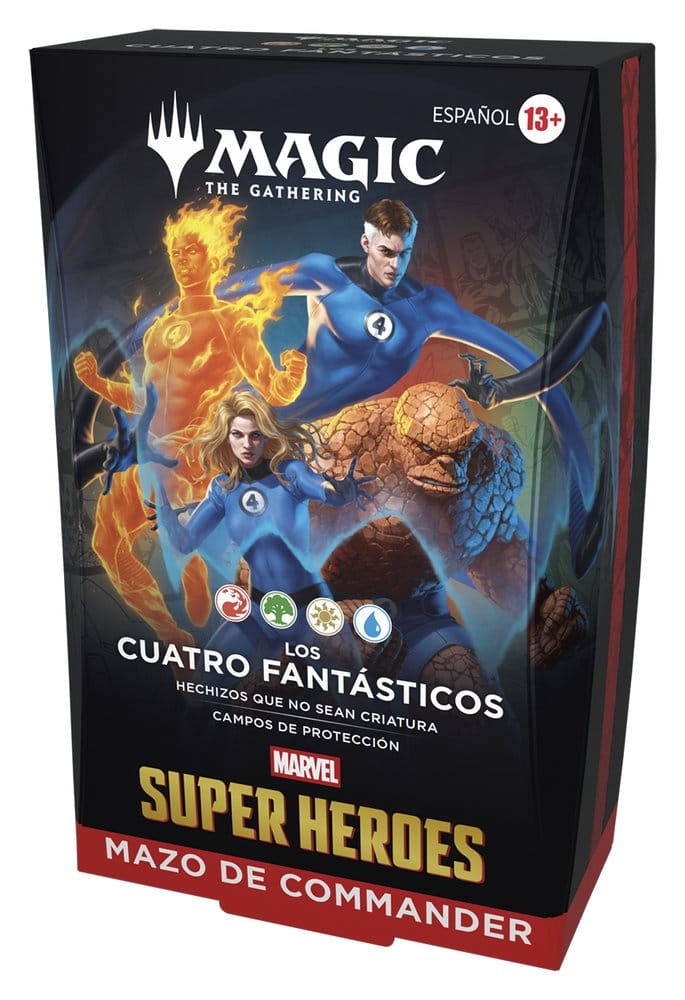 Wizards of the Coast Magic the Gathering Marvel Super Heroes Commander Decks Case (4) spanish | Makochan