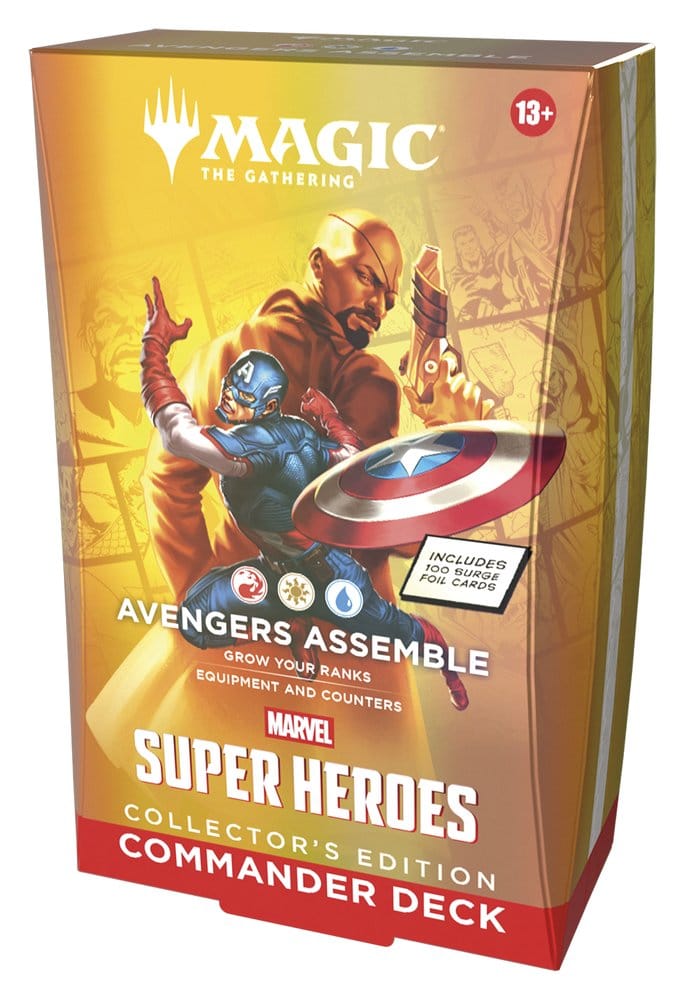 Wizards of the Coast Magic the Gathering Marvel Super Heroes Collector's Edition Commander Decks Case (4) english | Makochan