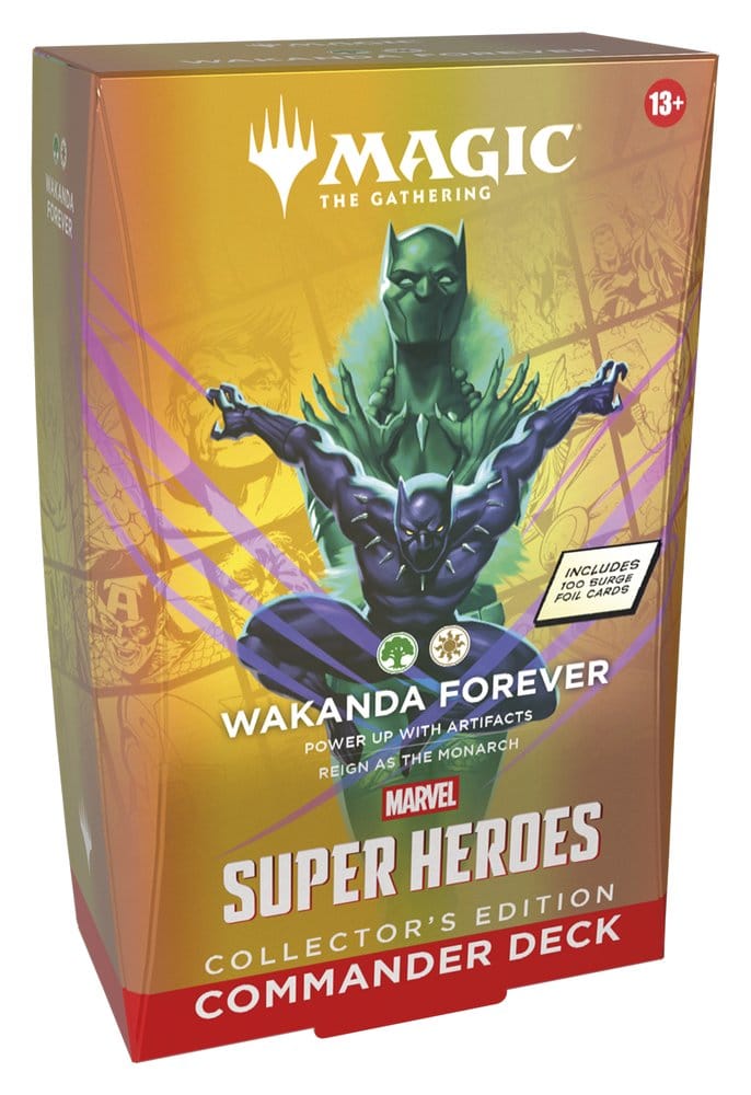 Wizards of the Coast Magic the Gathering Marvel Super Heroes Collector's Edition Commander Decks Case (4) english | Makochan