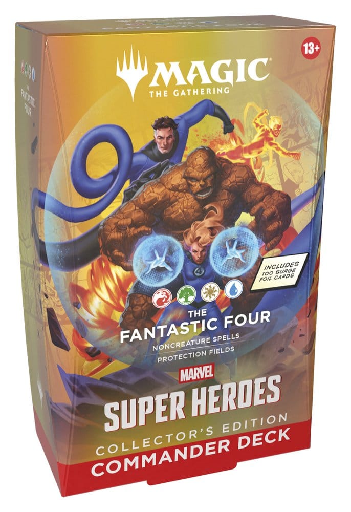 Wizards of the Coast Magic the Gathering Marvel Super Heroes Collector's Edition Commander Decks Case (4) english | Makochan