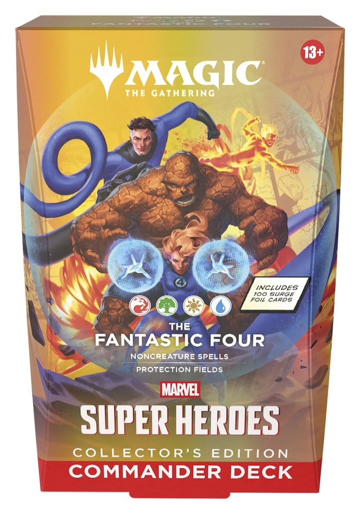 Wizards of the Coast Magic the Gathering Marvel Super Heroes Collector's Edition Commander Decks Case (4) english | Makochan