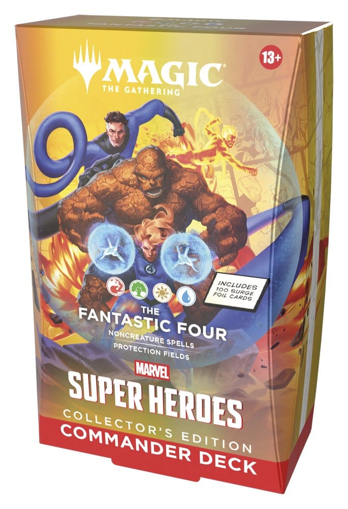 Wizards of the Coast Magic the Gathering Marvel Super Heroes Collector's Edition Commander Decks Case (4) english | Makochan