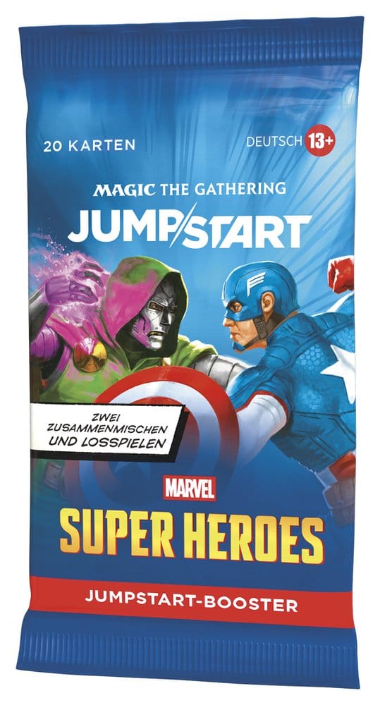 Wizards of the Coast Magic the Gathering Marvel Super Heroes Jumpstart Booster Display (24) german | Makochan