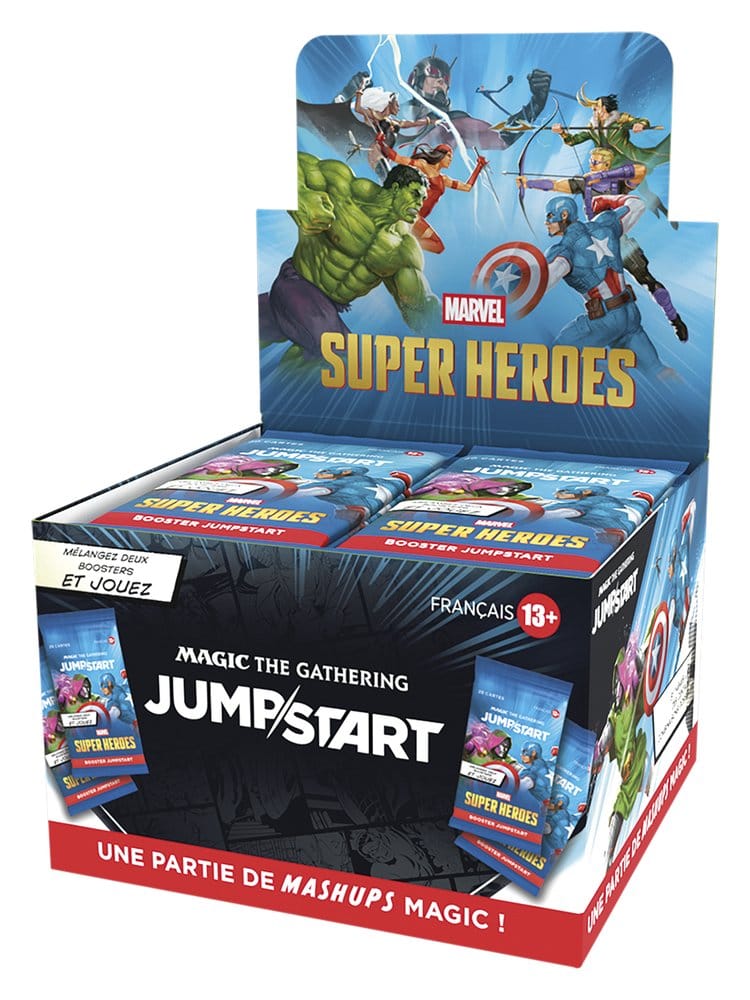 Wizards of the Coast Magic the Gathering Marvel Super Heroes Jumpstart Booster Display (24) french | Makochan