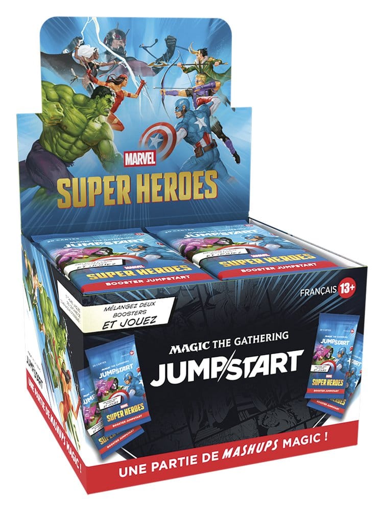 Wizards of the Coast Magic the Gathering Marvel Super Heroes Jumpstart Booster Display (24) french | Makochan