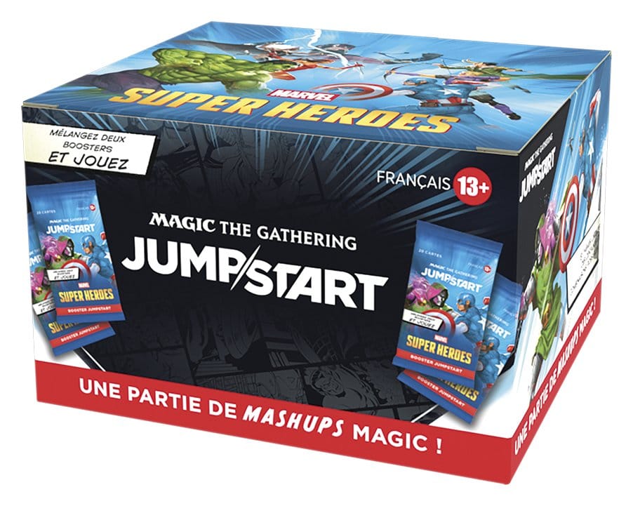 Wizards of the Coast Magic the Gathering Marvel Super Heroes Jumpstart Booster Display (24) french | Makochan