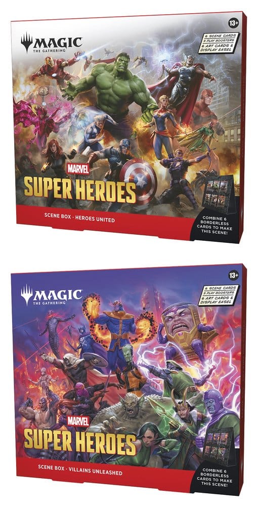 Wizards of the Coast Magic the Gathering Marvel Super Heroes Scene Box Display (4) english | Makochan