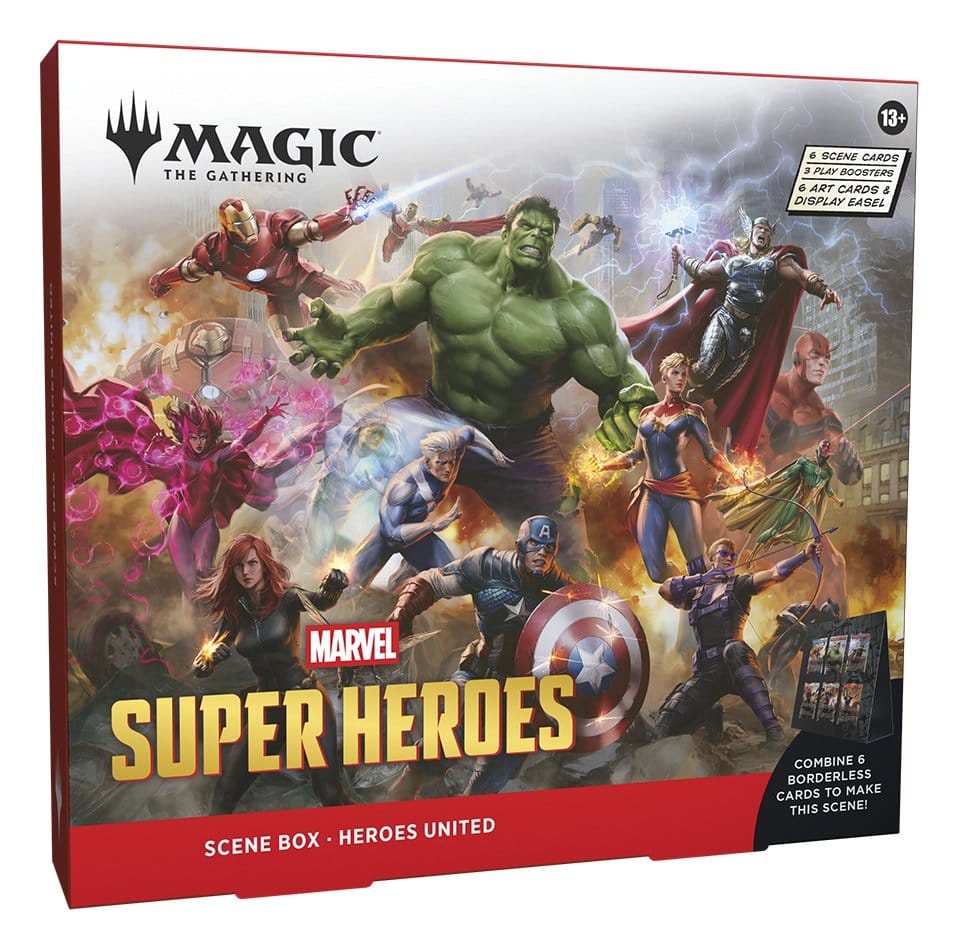 Wizards of the Coast Magic the Gathering Marvel Super Heroes Scene Box Display (4) english | Makochan
