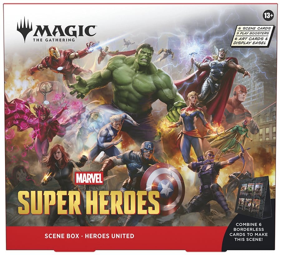 Wizards of the Coast Magic the Gathering Marvel Super Heroes Scene Box Display (4) english | Makochan