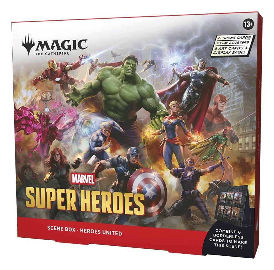Wizards of the Coast Magic the Gathering Marvel Super Heroes Scene Box Display (4) english | Makochan