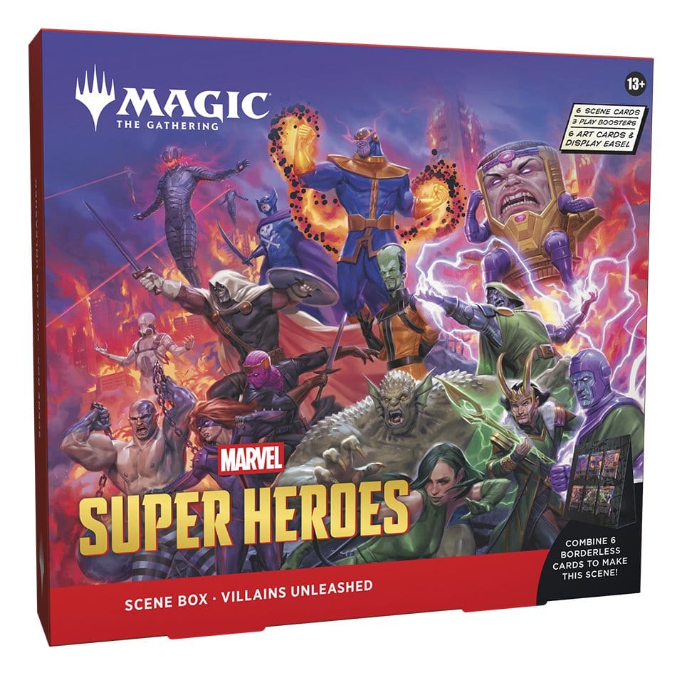 Wizards of the Coast Magic the Gathering Marvel Super Heroes Scene Box Display (4) english | Makochan