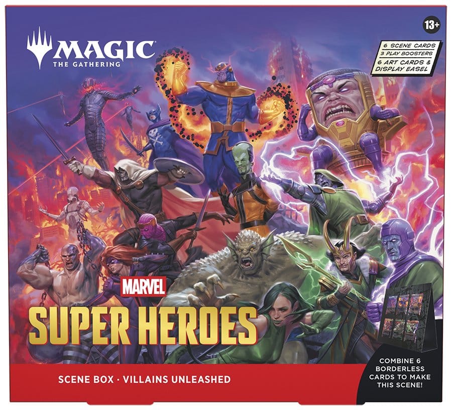 Wizards of the Coast Magic the Gathering Marvel Super Heroes Scene Box Display (4) english | Makochan