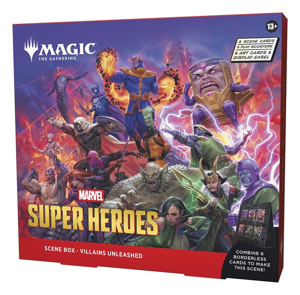 Wizards of the Coast Magic the Gathering Marvel Super Heroes Scene Box Display (4) english | Makochan