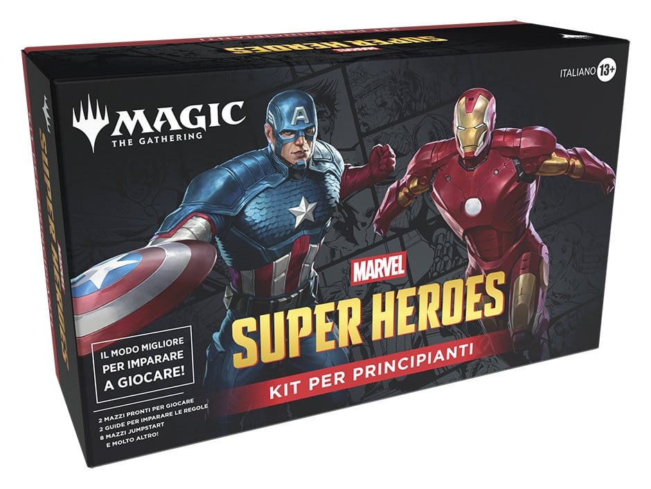 Wizards of the Coast Magic the Gathering Marvel Super Heroes Beginner Box Case (3) italian | Makochan