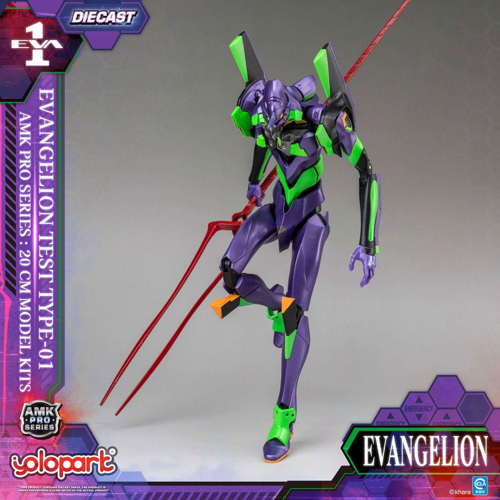 Yolopark Neon Genesis Evangelion AMK Pro Series Model Kit Eva-01 Test Type 20 cm | Makochan