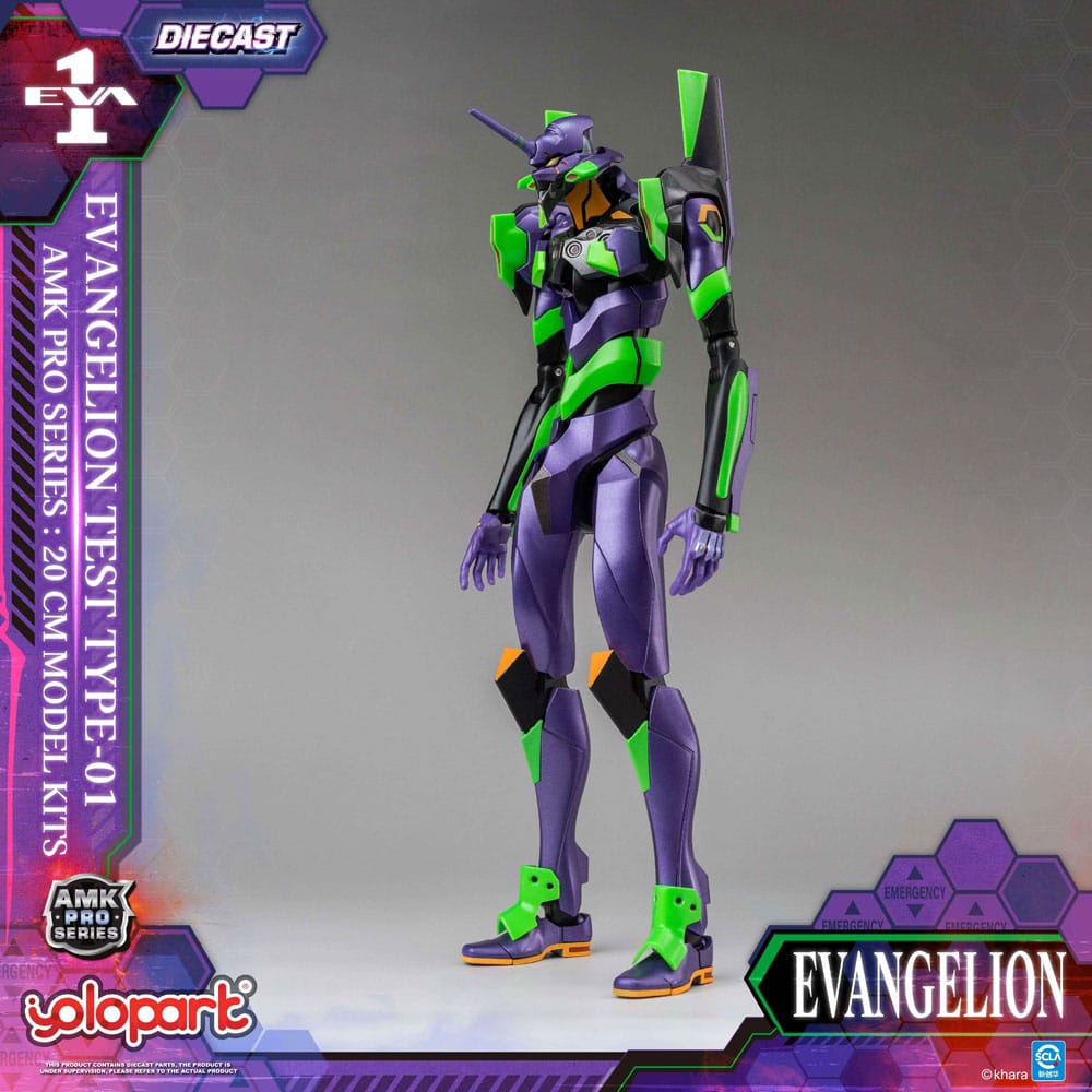 Yolopark Neon Genesis Evangelion AMK Pro Series Model Kit Eva-01 Test Type 20 cm | Makochan