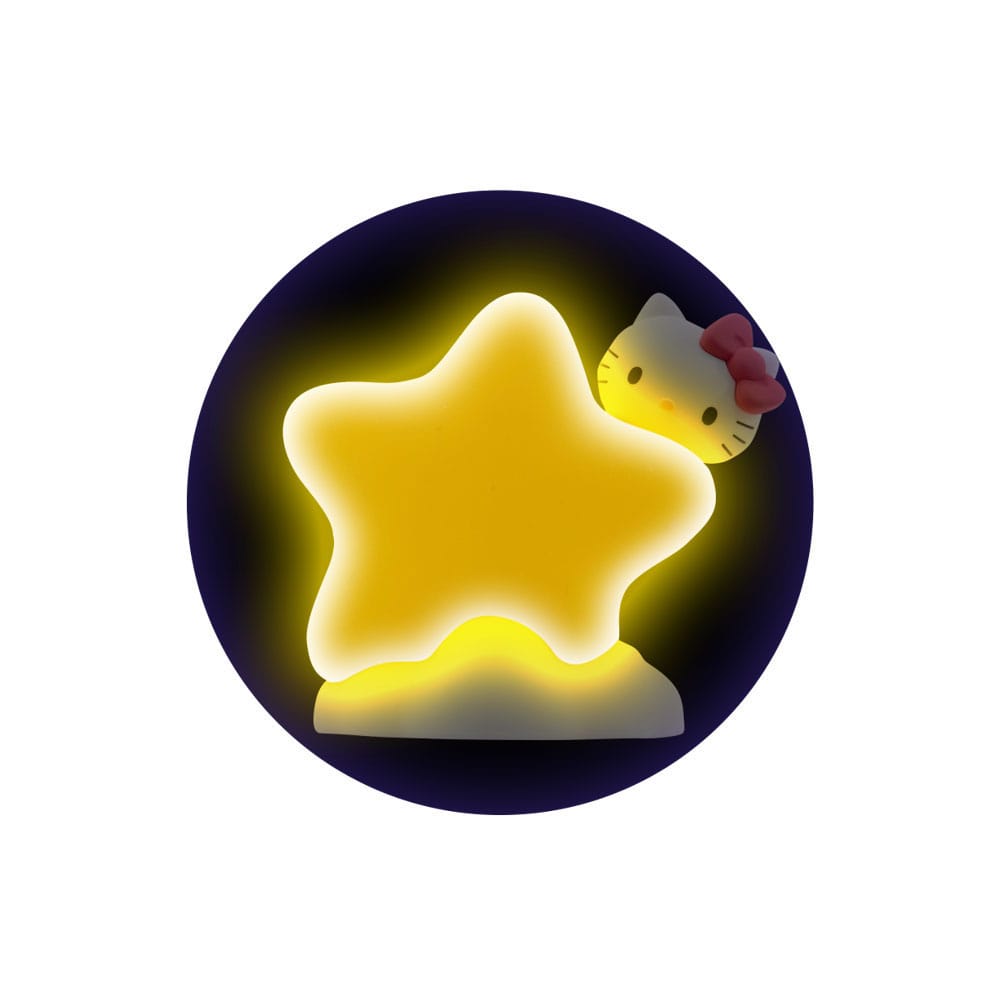 YuMe Toys Sanrio Bedside Light Star Light Series Mini Figures Hello Kitty and Friends 8 cm Display (12) | Makochan