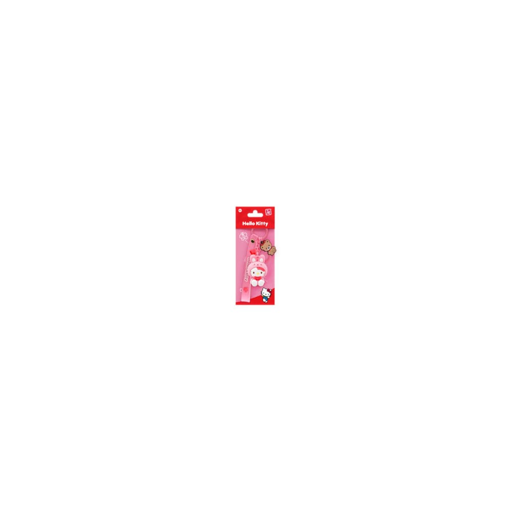 YuMe Toys Sanrio Raincoat Series Keychain with Hand Strap Hello Kitty and Friends Display (12) | Makochan