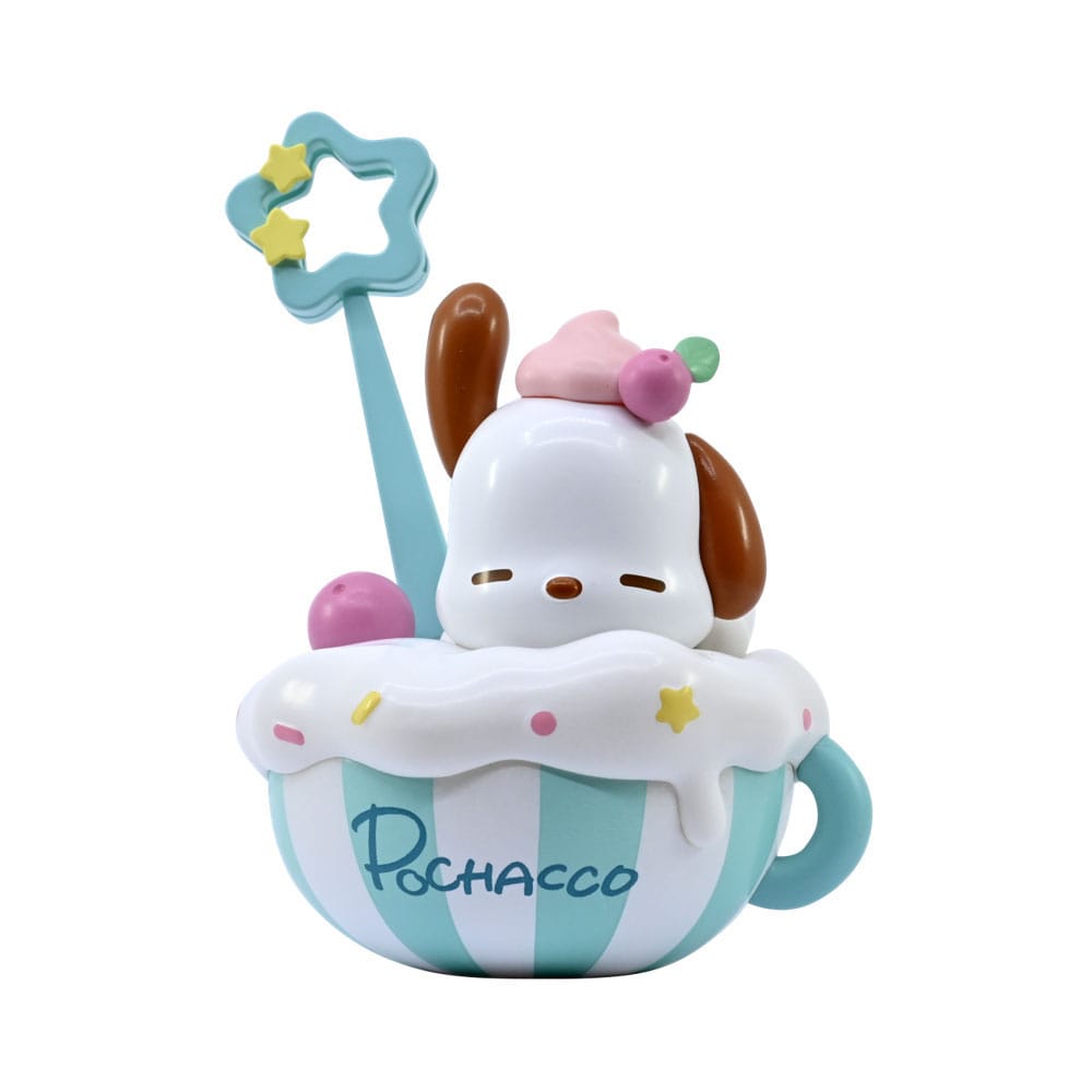 YuMe Toys Sanrio Memo Stand Party Time Series Mini Figures Hello Kitty and Friends 5 cm Display (12) | Makochan
