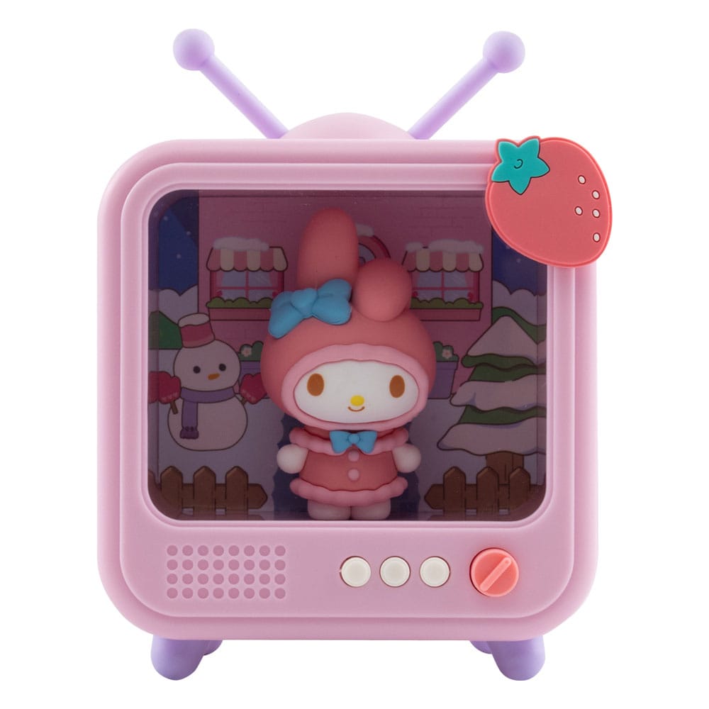 YuMe Toys Sanrio Bedside Light TV Series Mini Figures Hello Kitty and Friends 8 cm Display (8) | Makochan