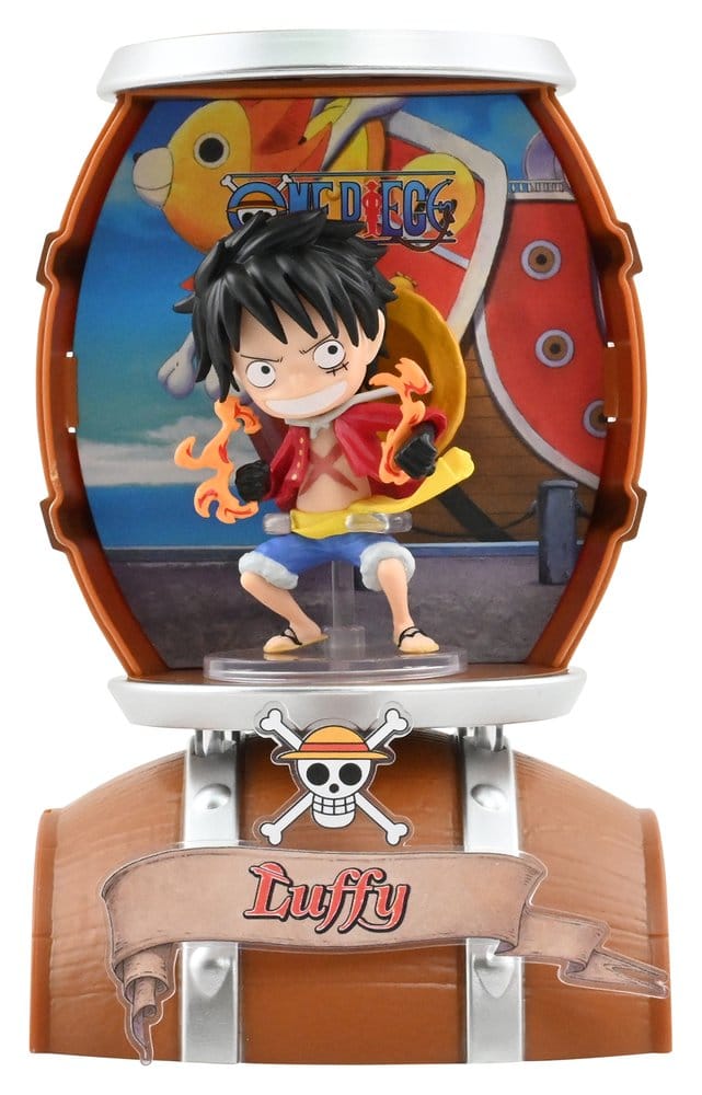 YuMe Toys One Piece Barrel Capsule Mini Figures 9 cm Blind Box Display (6) | Makochan