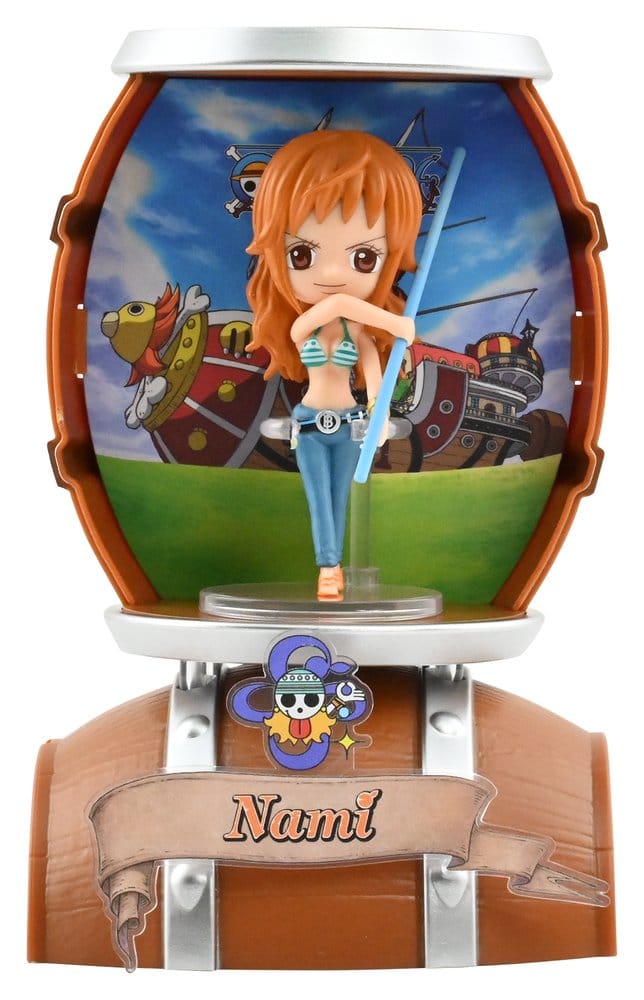 YuMe Toys One Piece Barrel Capsule Mini Figures 9 cm Blind Box Display (6) | Makochan