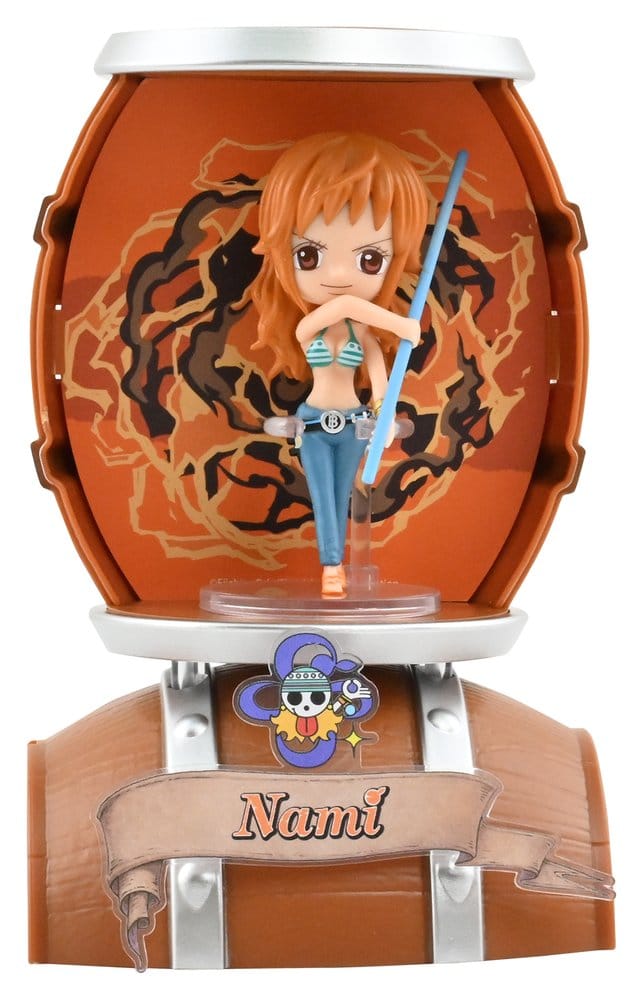 YuMe Toys One Piece Barrel Capsule Mini Figures 9 cm Blind Box Display (6) | Makochan