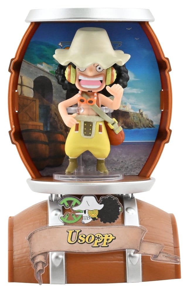 YuMe Toys One Piece Barrel Capsule Mini Figures 9 cm Blind Box Display (6) | Makochan