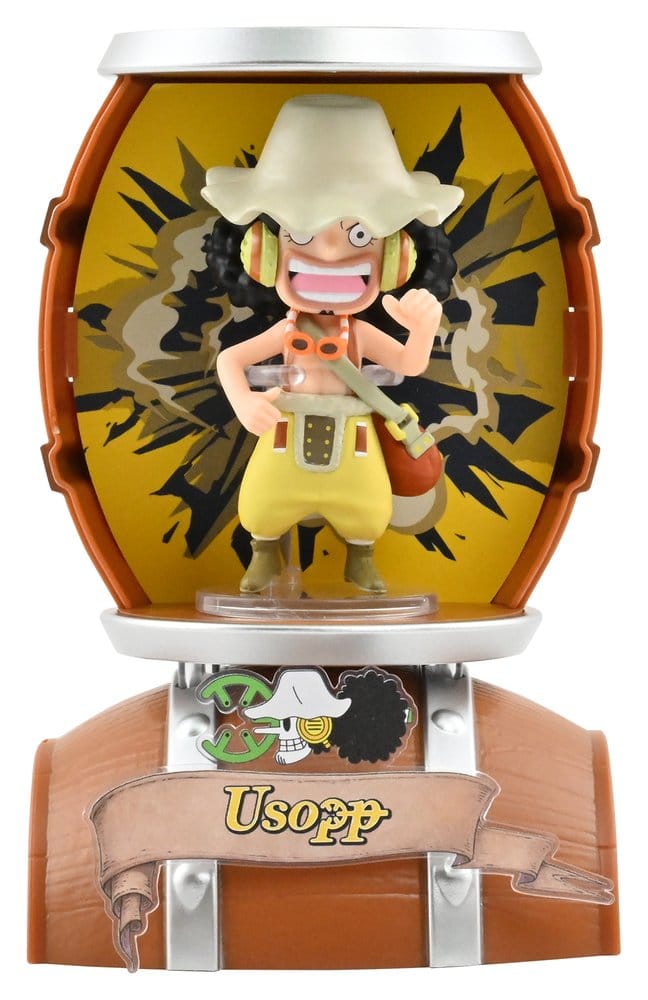YuMe Toys One Piece Barrel Capsule Mini Figures 9 cm Blind Box Display (6) | Makochan