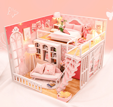 Load image into Gallery viewer, DIY Dollhouse I want steady happiness Makochan.store
