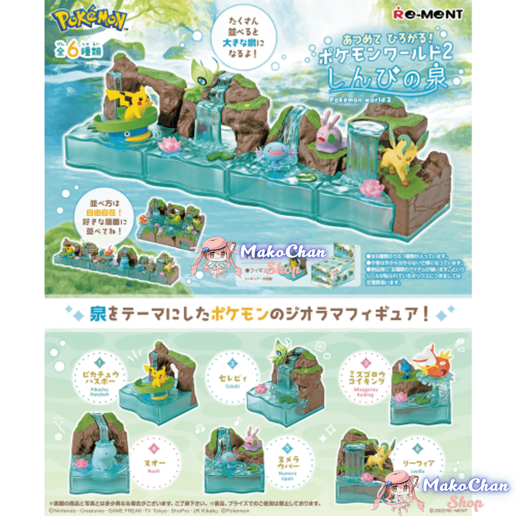 Re-ment Pokemon World 2 Sacred Fountain(pre -order) Makochan.store