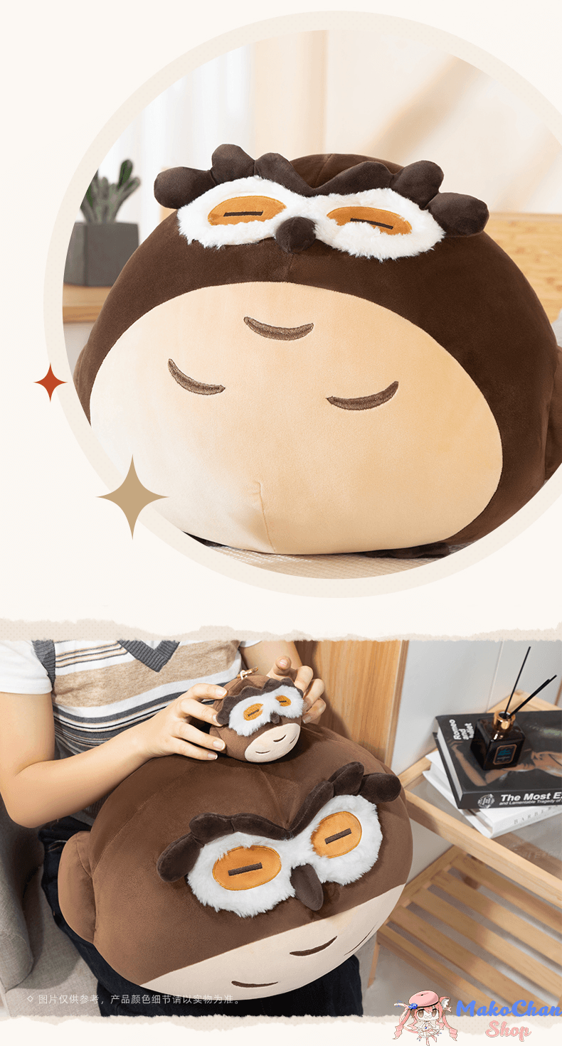 Mihoyo: Genshin Impact : Diluc's  Night Owl XL-Size Plushie Big (HUGE!) (Pre order) Makochan.store