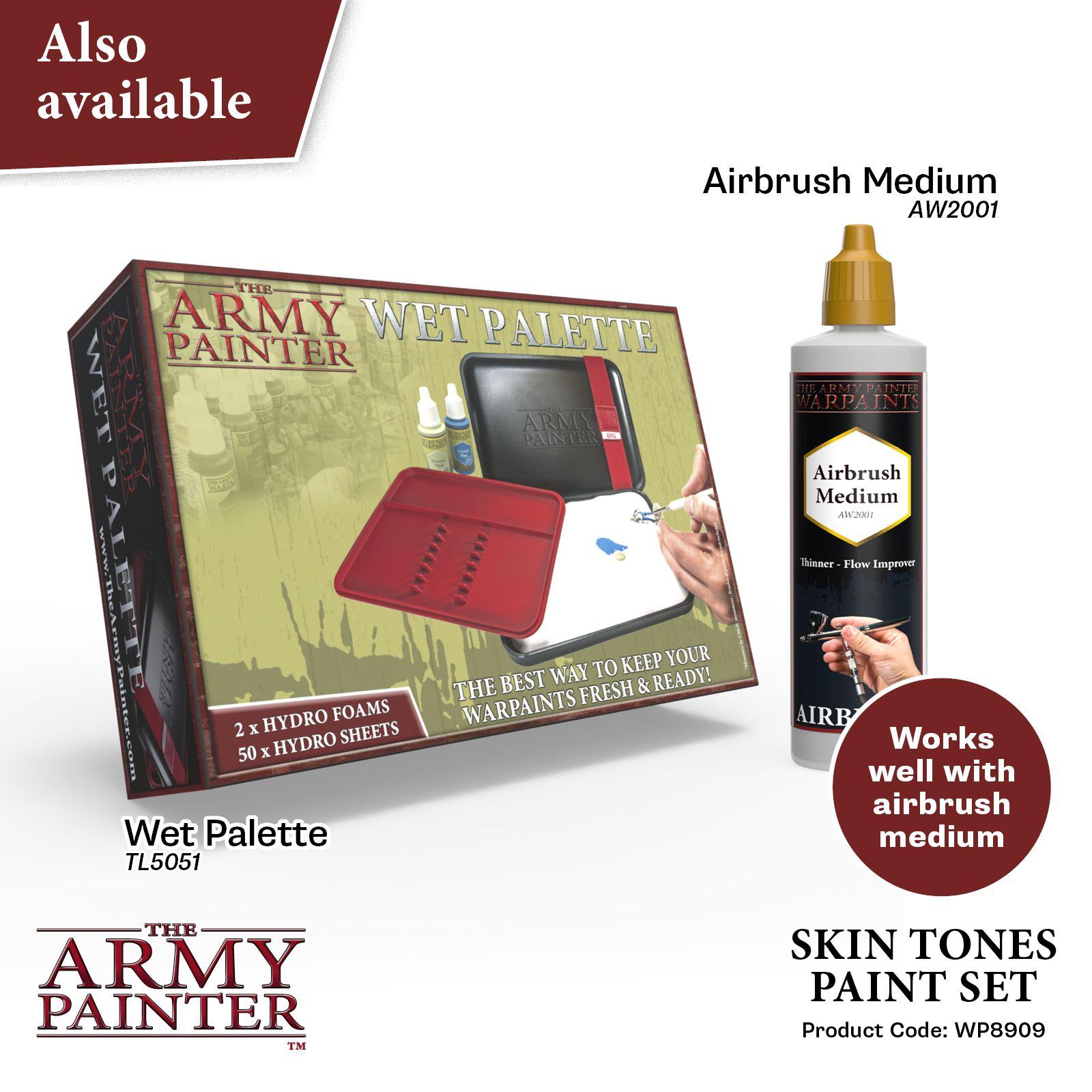 The Army Painter Wargamers Complete Painting Kit with 124 Model Paints, 5 Miniatures Paint Brushes, Size: 18 ml